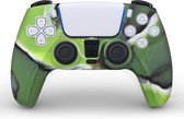 Silicone hoesje voor Playstation 5 (PS5) controller: Camouflage Groen