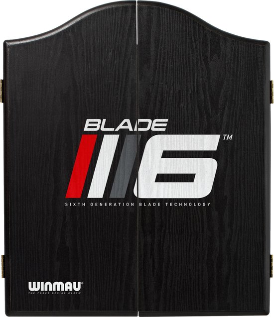 Foto: Winmau blade 6 design dartbord kabinet