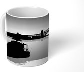 Mok - de Sydney Harbour Bridge in de vroege ochtend - zwart wit - 350 ML - Beker