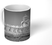 Mok - Fort in de winter - zwart wit - 350 ML - Beker