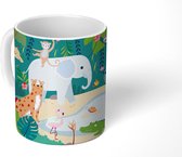 Mok - Jungle - Kinderen - Dieren - 350 ML - Beker