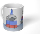 Mok - onder andere een draagvleugelboot - 350 ML - Beker