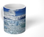 Mok - Gletsjers aan de rand van fel turquoise water met een berglandschap - 350 ML - Beker