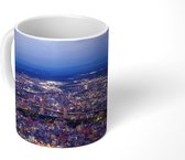 Mok - De horizon tijdens de avondschemering van Sapporo-shi - 350 ML - Beker