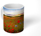 Mok - Bloemen - Zonsondergang - Kleuren - 350 ML - Beker