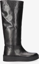 Tango | Kelsey 2-a black leather high boot - black sole | Maat: 41