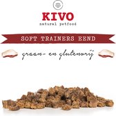 Kivo Petfood Hondensnack Soft Trainers eend 2 zakken x 100 gram - Graanvrij en Glutenvrij