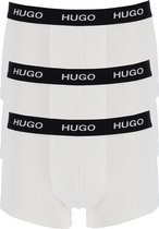 HUGO trunk (3-pack) - heren boxers kort - wit -  Maat: M