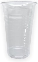 400 Stuks x BEKER - PP Drinkbeker 250cc Transparant - doorzichtig - bekers - beker to go - drinkbekers - 250ml beker - 250 cc beker - automaat beker - automaatbeker - transparante