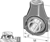 INA Spanlagerblok gietijzer - RHE25-XL