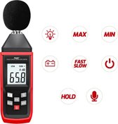 Kinets® Geluidsmeter - Decibelmeter - DB Meter - Geluidsmeter Decibel - Geluidsniveaumeter - Geluidsmeting - Decibel - Geluidsisolatie