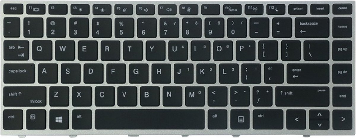 HP toetsenbord US QWERTY Backlit voor HP Probook 640 G4 / G5