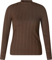 IVY BEAU Sigrid Top - Coffee Brown - maat 38