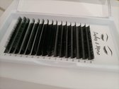 Lashes & More wimperextensions – Autofan Lashes  - C Krul – Dikte 0.05 – Lengte mixed – 16 rijen in een tray – Russian Volume – Easy Fanning lashes – Volume lashes - nepwimpers - V