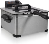 Tristar FR-6949 - Frituurpan 5 liter - Friteuse 2000W - 1 grote, 2 kleine manden, kijkvenster - RVS