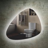 Loviisa Oval Smart LED Badkamer Spiegel anti fogg Touch knop klok