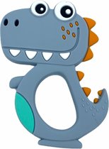 Chewzoo® - Bijtketting - Cartoon Dinosaurus - Draakje - Grijs