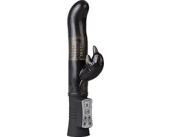 Shots Toys Silicone Vibrator Dolphin Diver zwart
