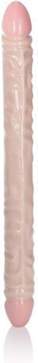 Goedkoopste Dubbele Dildo Levensecht met Aders - 46 cm