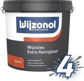 Wijzonol Wijzotex Extra Reinigbaar 5 liter  - RAL 9010