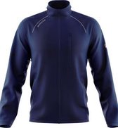 Masita | Softshell Jas Heren - Water en Windafstotend - Fleece Binnenkant - Muts in Kraag - marine - XXL