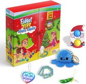 Fidget toys adventskalender 2022 – Schoencadeautje sinterklaas - Pop it - Adventkalender kinderen - Speelgoed - Luxe uitvoering – 24 unieke toys