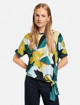 GERRY WEBER Shirt met knoopdetail EcoVero