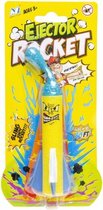 katapult raket geel/blauw 16 cm