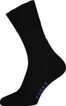 FALKE Run anatomische pluche zool katoen sokken unisex zwart - Maat 44-45