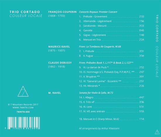 Trio Cortado - Couleur Locale (CD)