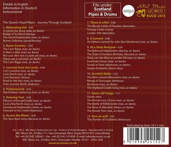 Queens Royal Pipers - Best Of Scottish Pipes And Drums (CD)