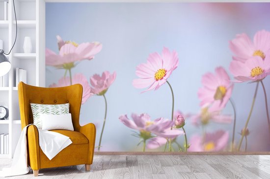 Papier Peint - Papier Papier peint photo Fleurs - Rose - Extérieur - Largeur 600 cm x Hauteur 400 cm