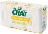 Le Chat Zeeptablet Zeep met Zachte Glycerine + Marseillezeep - 12 x 100 gram