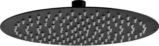 Pommeau de douche pluie rond Bally SH3040 Ø40cm Zwart mat