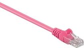 Cat 5e | U/UTP | Netwerkkabel | Patchkabel | Internetkabel | 1 Gbps | 2 meter | Roze | Allteq