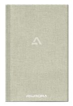 Aurora Linnen notebook Pak van 8 ex gelijnd 192 pagina's