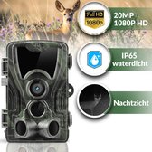 TECALL® - Wildlife Camera - Jachtcamera - Foto's + Video's - 16MP 1080P HD - IP65 Waterdicht - 25m Bewegingsdetectie - 120° detectiehoek - Wildcamera - Onzichtbare LED's (nachtzich
