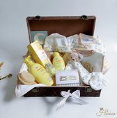 Kraamcadeau - Geboortekoffer - Kraamcadeau Unisex - Babyshower - Cadeau - Leeuw - Shampoo - Zwitsal wasgel -  Zwitsal geurstokjes - Jongens & Meisjes  - Prinses - Prins - Babygeschenkset  - B