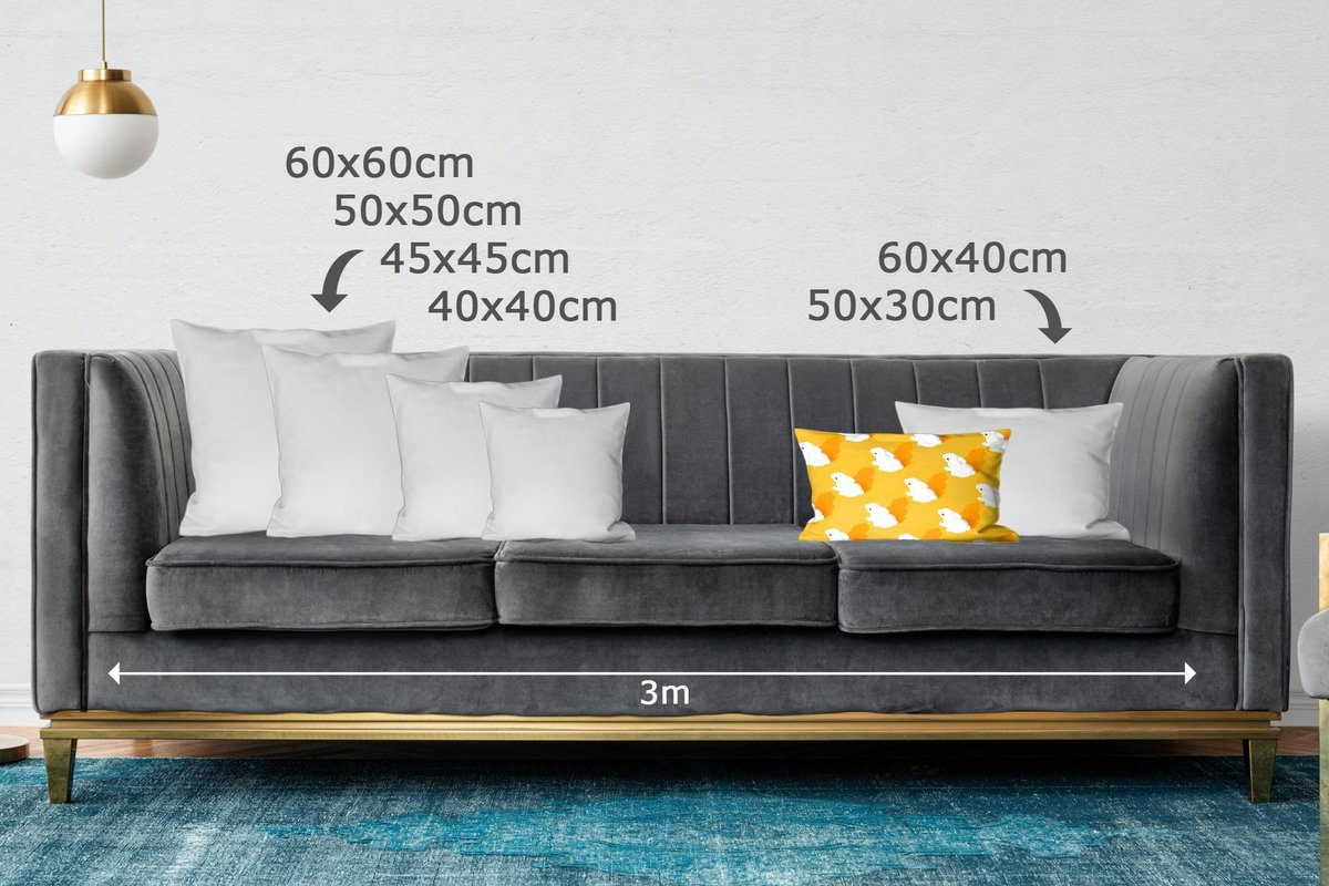 Sierkussen set van 2 kunstbont grijs 45 x 45 cm MACODES