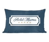 Sierkussen - Moederdag Hotel Mama - Multicolor - 30 Cm X 50 Cm