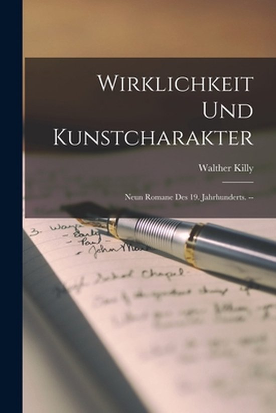 Wirklichkeit Und Kunstcharakter - cover