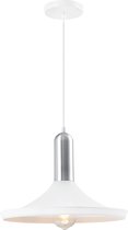 QUVIO Hanglamp modern - Lampen - Plafondlamp - Verlichting - Verlichting plafondlampen - Keukenverlichting - Lamp - E27 fitting - Met 1 lichtpunt - Voor binnen - Aluminium - Metaal - D 36 cm 