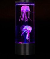 Lavalamp Jellyfish - Apeirom Lavalamp Jellyfish - Jellyfish Nachtlamp – Lavalamp met Kwallen - Nachtlampje Kinderen en Volwassenen – Lava lamp - Multi-Color Lamp - 5 Standen - Tafellamp - LED