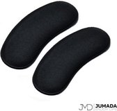 Jumada's Hielbeschermers - Inlegzolen - Anti-Slip Kussens - Blaarbeschermers - One size - Een Paar - Zwart