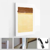 Set van abstracte handgeschilderde illustraties voor wanddecoratie, briefkaart, Social Media Banner, Brochure Cover Design achtergrond - moderne kunst Canvas - verticaal - 18625058