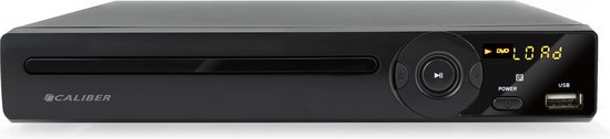 Caliber DVD Speler met HDMI - Regiovrij - Full HD - CD ondersteuning - Geschikt voor DivX Ultra, MPEG1, MPEG2, MPEG4 - Dolbi Digital Decoder - Afstandsbediening - Zwart (HDVD002)