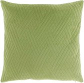 Unique Living | Kussen Cem 45x45cm nile green | Kussen woonkamer of slaapkamer