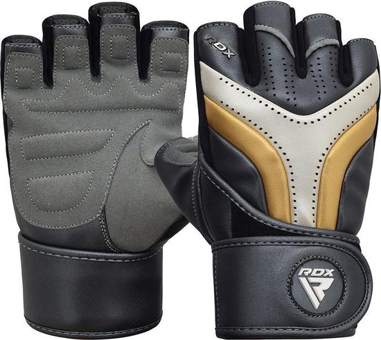 Gants de musculation et fitness x 2 pour femmes en cuir avec rembourrage