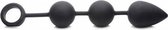 Tom of Finland Weighted Anal Ball Beads - Black