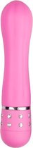 EasyToys Mini Vibrator Gelinieerd met Siersteentjes - 8,00 cm - Roze